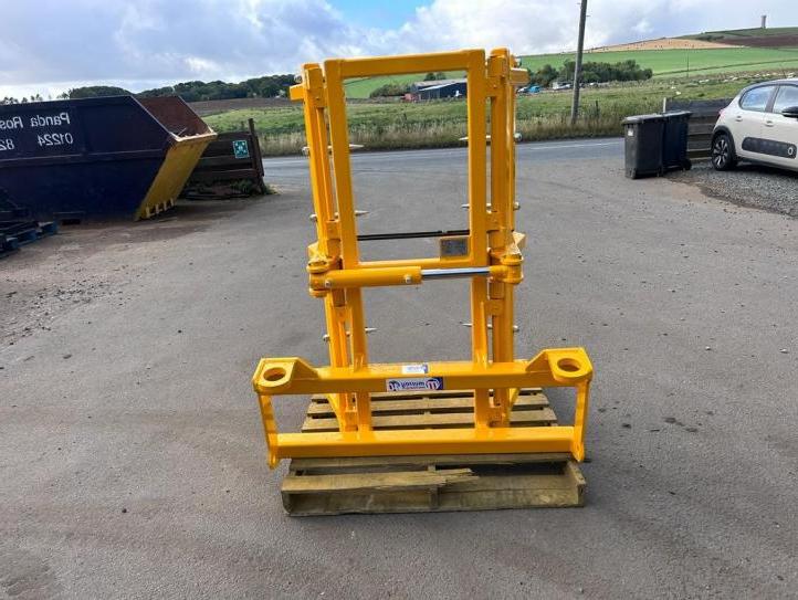 Big Bale Stacker with Pin and Cone Brackets
